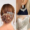 Acrylic Rhinestone Flat Back Cabochons GACR-FG0001-01-7