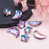 32Pcs 2 Styles K9 Glass Rhinestone Pendants GLAA-YS0001-03-4