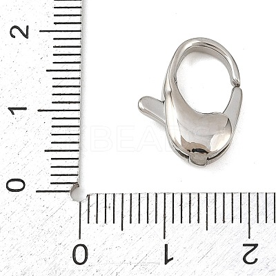 316 Stainless Steel Lobster Claw Clasps LS-STAS-C154-02A-P-1