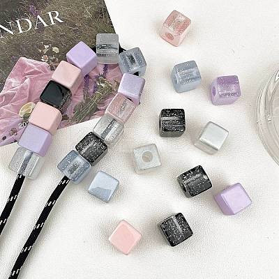 Opaque Acrylic Beads OACR-I013-20-1
