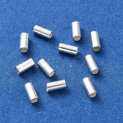 925 Sterling Silver Spacer Tube Beads STER-Z006-02A-S-1