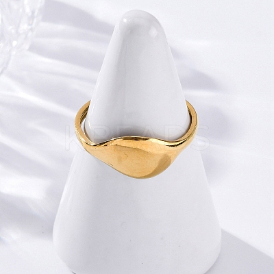 304 Stainless Steel Cuff Rings for Women RJEW-F175-03G-03-1