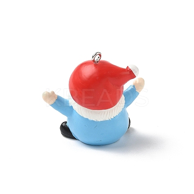Christmas Theme Opaque Resin Pendants LS-RESI-I336-01P-09-1