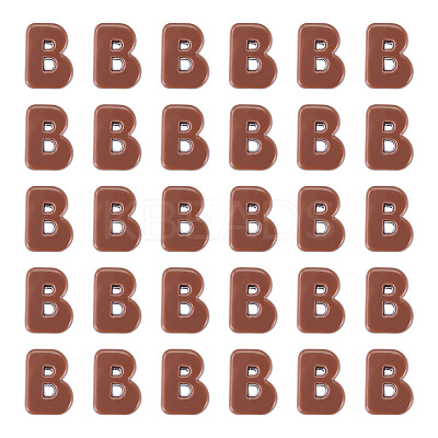 Opaque Acrylic European Beads OACR-TAC0019-006B-1