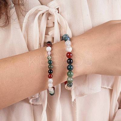 280Pcs 7 Style Natural Gemstone Beads G-SZ0002-04B-1