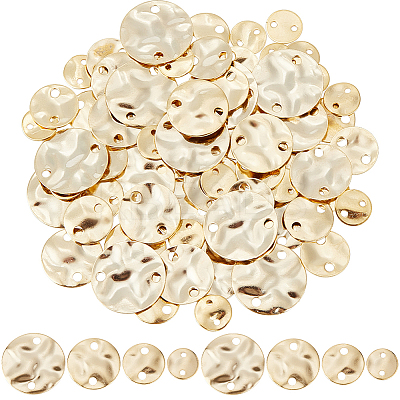 80Pcs 4 Styles Brass Connector Charms KK-CN0002-93G-1
