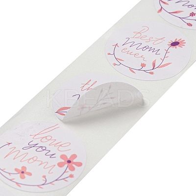 Mother's Day 8 Styles Stickers Roll DIY-H166-03-1