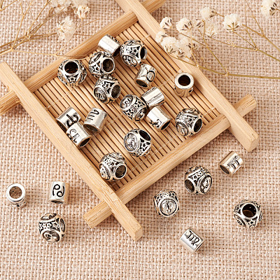 Alloy European Beads PALLOY-TA0002-19AS-RS-1