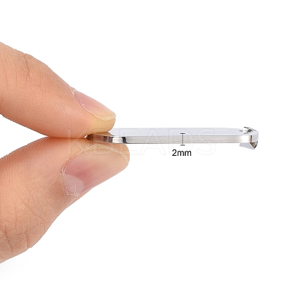 Anti-Tarnish 304 Stainless Steel Pendants STAS-I311-03A-P-1