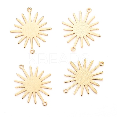 Brass Solar Eclipse Links Connectors KK-I681-15G-1