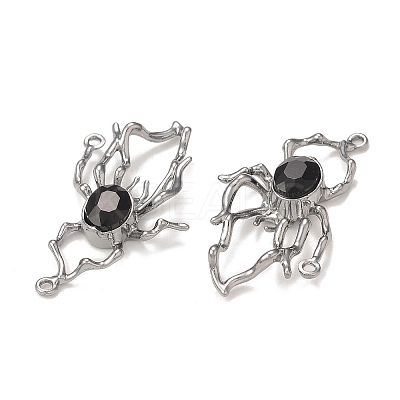 Alloy Glass Connector Charms PALLOY-P291-16B-03-1
