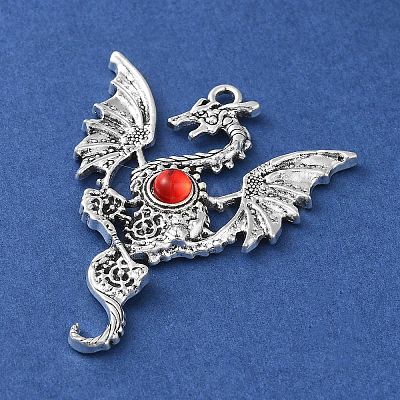 Tibetan Style Alloy Pendants PALLOY-O002-15A-AS-1