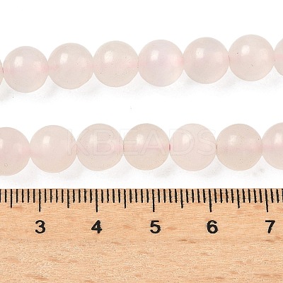 Natural Pink Mangano Calcite Beads Strands G-L505-09-8mm-1