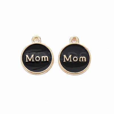 Mother's Day Alloy Enamel Charms X-ENAM-T016-11B-RS-1