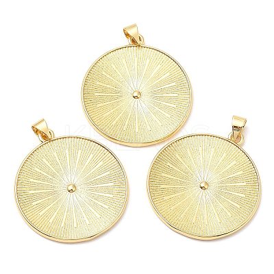 Rack Plating Brass Pendants X-KK-A185-39G-1