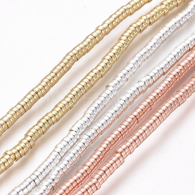 Electroplated Non-magnetic Synthetic Hematite Beads Strands G-G826-09-2mm-1