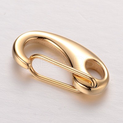 304 Stainless Steel Keychain Clasp Findings LS-STAS-I045-01A-1