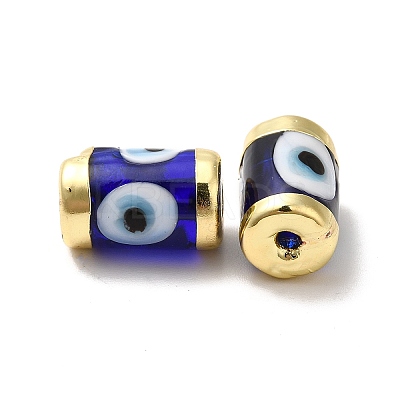 Handmade Evil Eye Lampwork Beads LAMP-M012-01LG-C-1