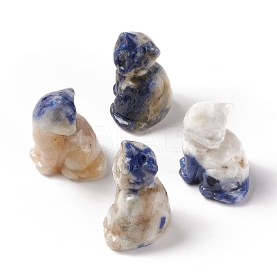 Natural Sodalite Sculpture Display Decorations G-F719-40F-1