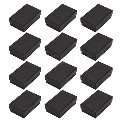 Rectangle Cardboard Paper Jewelry Box CON-TAC0015-01F-1