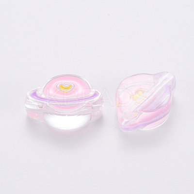 Transparent Acrylic Beads X-MACR-S374-02A-01-1