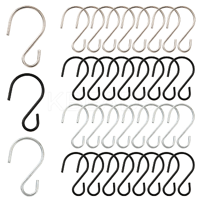 90Pcs 3 Colors Iron S-shape Hooks IFIN-SP0001-48-1