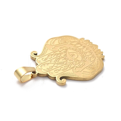 201 Stainless Steel Pendants STAS-C062-04G-1