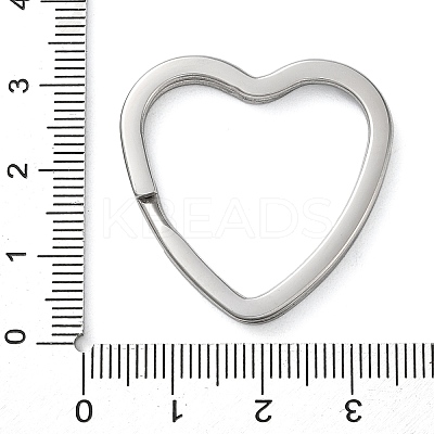 Non-Tarnish 304 Stainless Steel Keychain Clasps STAS-N104-04P-1