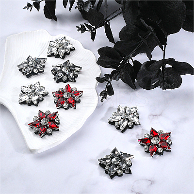 9pcs 3 colors Star Appliques PATC-GF0001-40-1