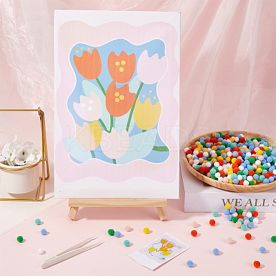 DIY Soft Balls Painting Kit for Children DIY-GF0010-13C-1