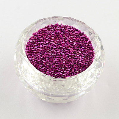 Color Plated DIY 3D Nail Art Decoration Mini Glass Beads MRMJ-R038-E11-1