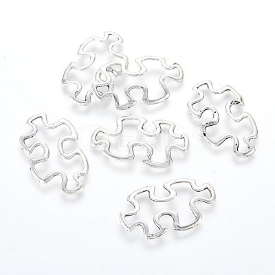 Tibetan Style Alloy Linking Rings X-TIBE-3558-AS-LF-1