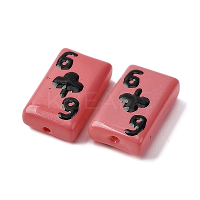 Baking Paint Glass Enamel Beads LAMP-Q045-07A-1