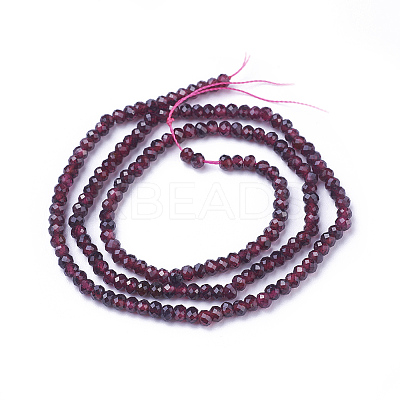 Natural Garnet Beads Strands G-E538-03-1
