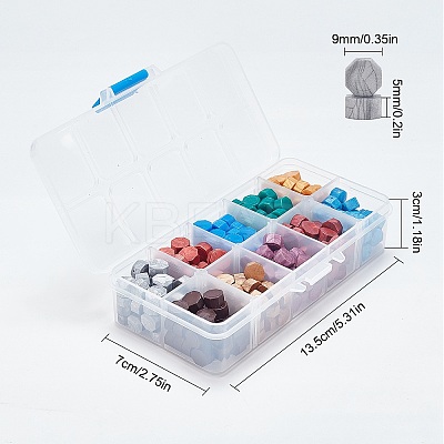 300Pcs 10 Colors Sealing Wax Particles DIY-CP0004-35-1