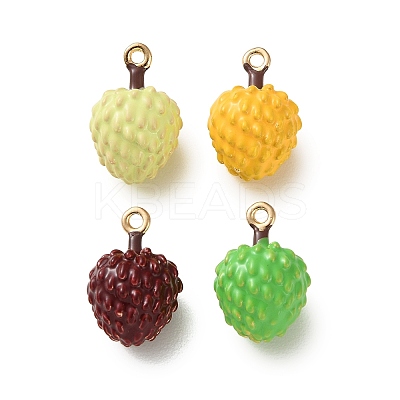 Alloy Enamel Pendants FIND-Z117-10G-1