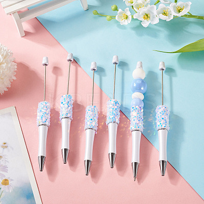 8Pcs Star Sequin Ball-Point Pen FIND-TA0006-15H-1