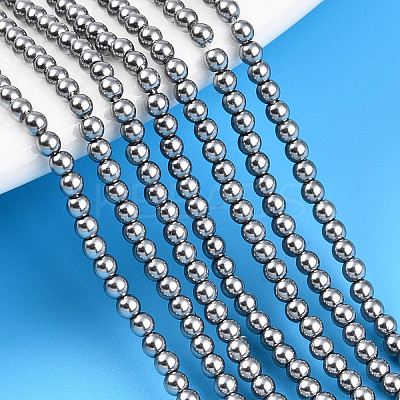 Baking Paint Pearlized Glass Pearl Bead Strands HY-N002-2mm-A01-1