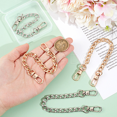 4Pcs 2 Colors Bag Extender Chains FIND-UN0016-11-1
