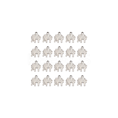 20Pcs 304 Stainless Steel Charms STAS-UN0035-08-1