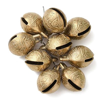 Brass Bell Pendants KKB-A003-40mm-1