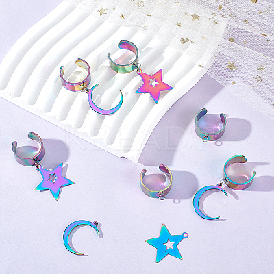 Charms Open Ring Making Kit STAS-UN0049-63-1