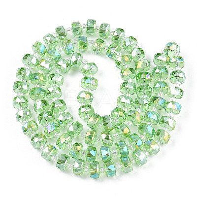 Transparent Glass Beads Strands EGLA-T020-15B-1