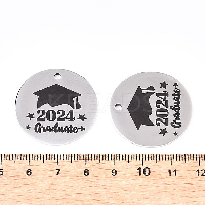 Non-Tarnish 201 Stainless Steel Pendants LS-STAS-T064-38P-25-1
