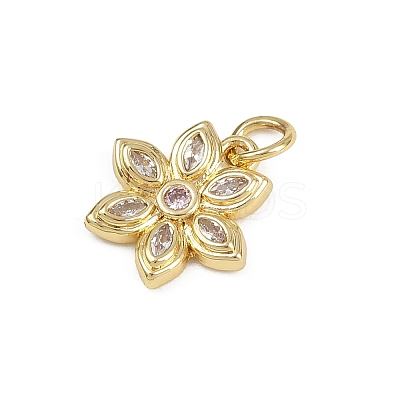 Brass Micro Pave Cubic Zirconia Pendants LS-KK-D409-46B-G-1
