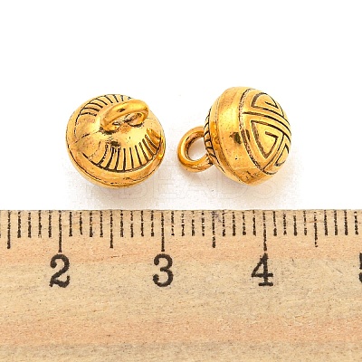 Tibetan Style Alloy Charms FIND-M011-10AG-1
