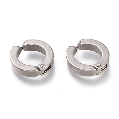 Tarnish Resistant 303 Stainless Steel Cuff Earrings EJEW-F262-01A-P-1