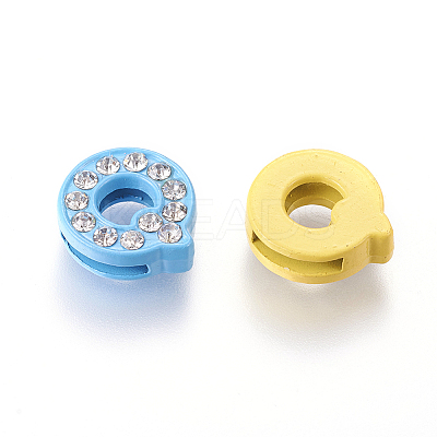 Alloy Letter Slide Beads ZP14-Q-1