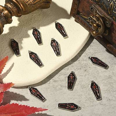 Alloy Enamel Pendants ENAM-CJC0021-01-1