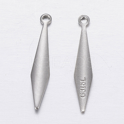 Non-Tarnish 316 Surgical Stainless Steel Pendants X-STAS-P198-04-1